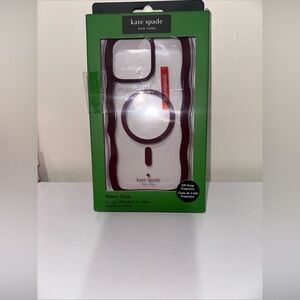 Kate Spade Burgundy iPhone 16 Pro Max Case